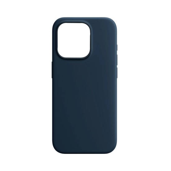 Capa de Silicone para Apple iPhone 14 Pro Azul Escuro